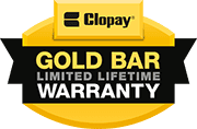 Clopay Gold BAr Limited Lifetime Warranty